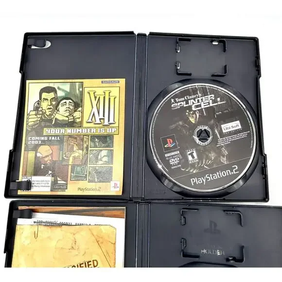 3 PS2 Playstation 2 Games First Person Shooter Splinter Cell Socom 3 Ghost Recon - Picture 6 of 8